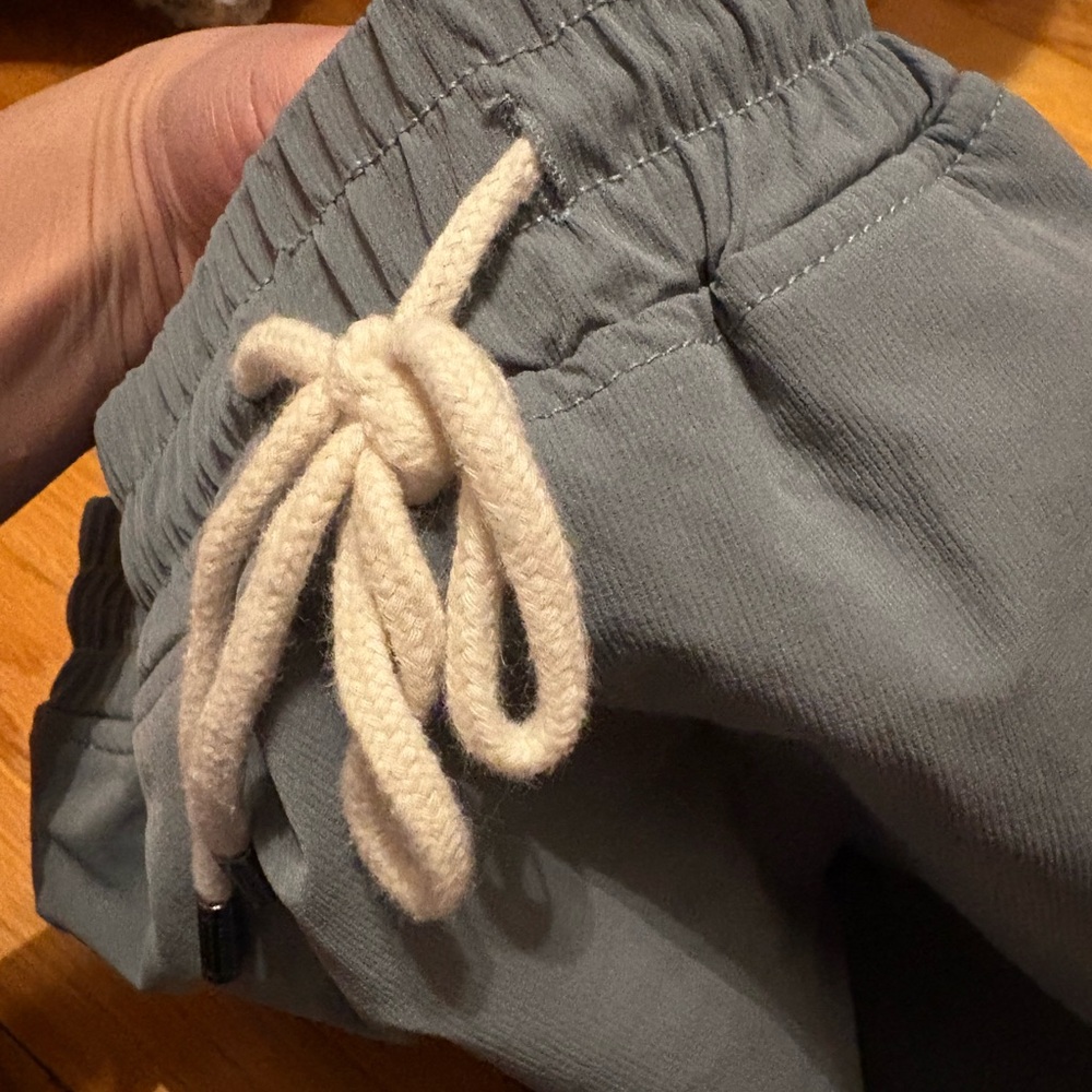 Women’s Elastic Waist Joggers in Pewter Blue